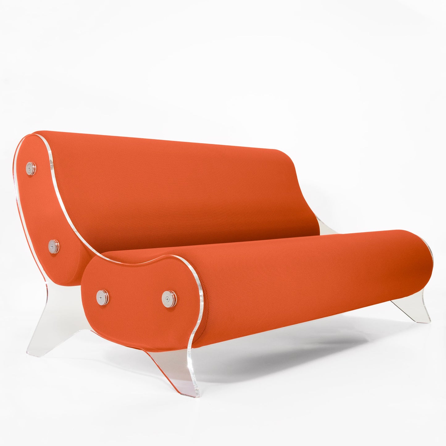 Canapé en altuglas et mousse alvéolaire - KUUMO DESIGN - La Maison MilanaiseMW6154ORANGEOrange154cm