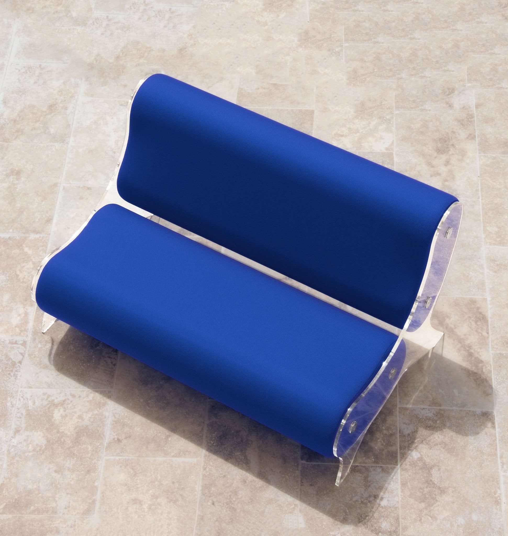 Canapé en altuglas et mousse alvéolaire - KUUMO DESIGN - La Maison MilanaiseMW6154BLEUBleu154cm