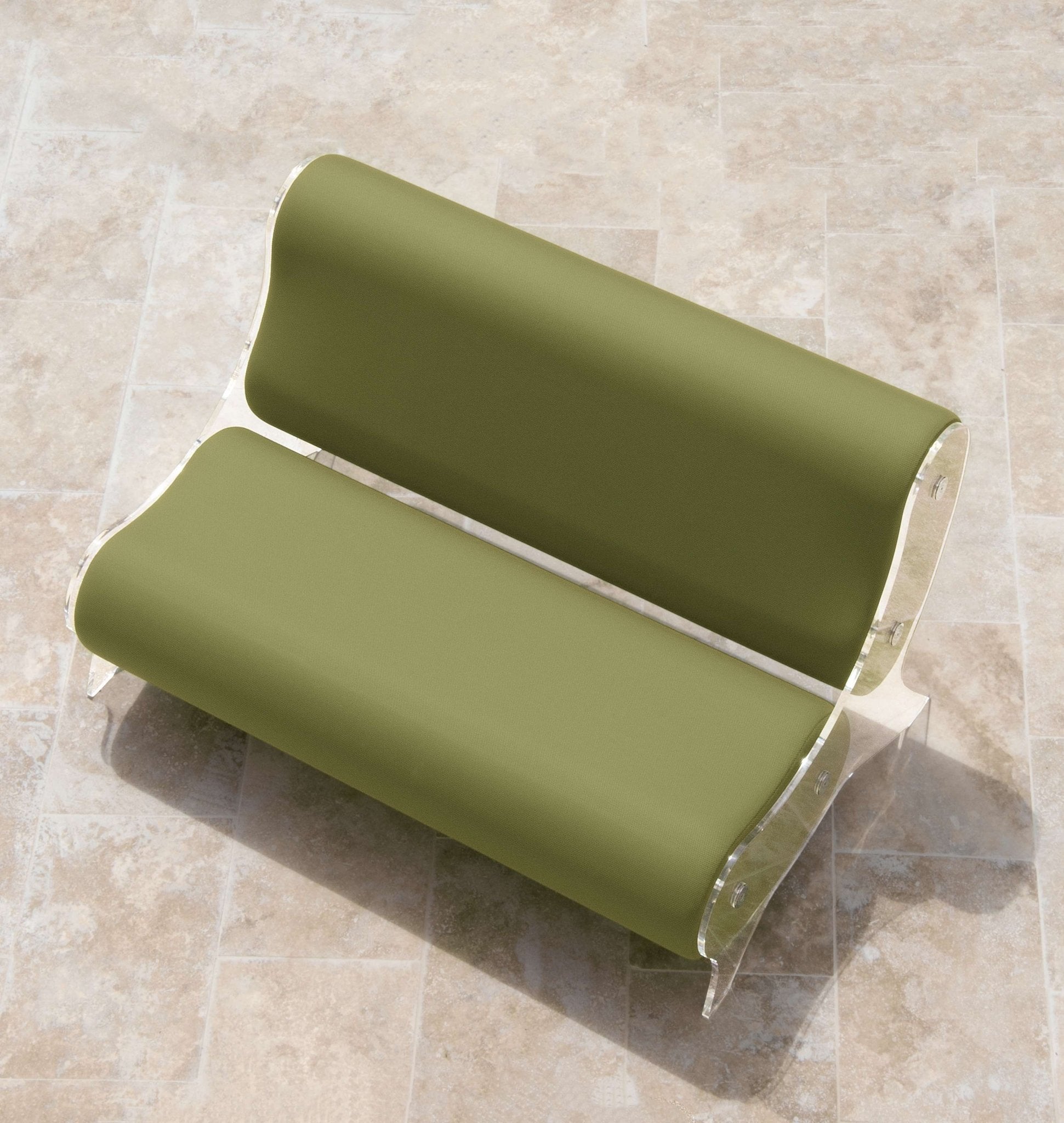 Canapé en altuglas et mousse alvéolaire - KUUMO DESIGN - La Maison MilanaiseMW6154BLANCBlanc154cm