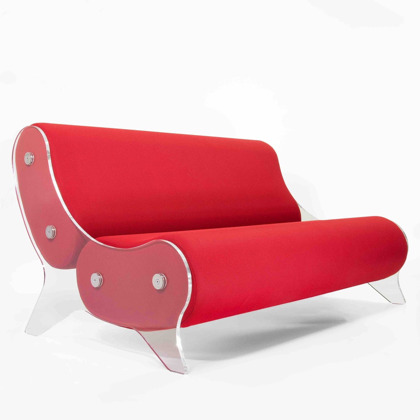 Canapé en altuglas et mousse alvéolaire - KUUMO DESIGN - La Maison MilanaiseMW6154ROUGERouge154cm