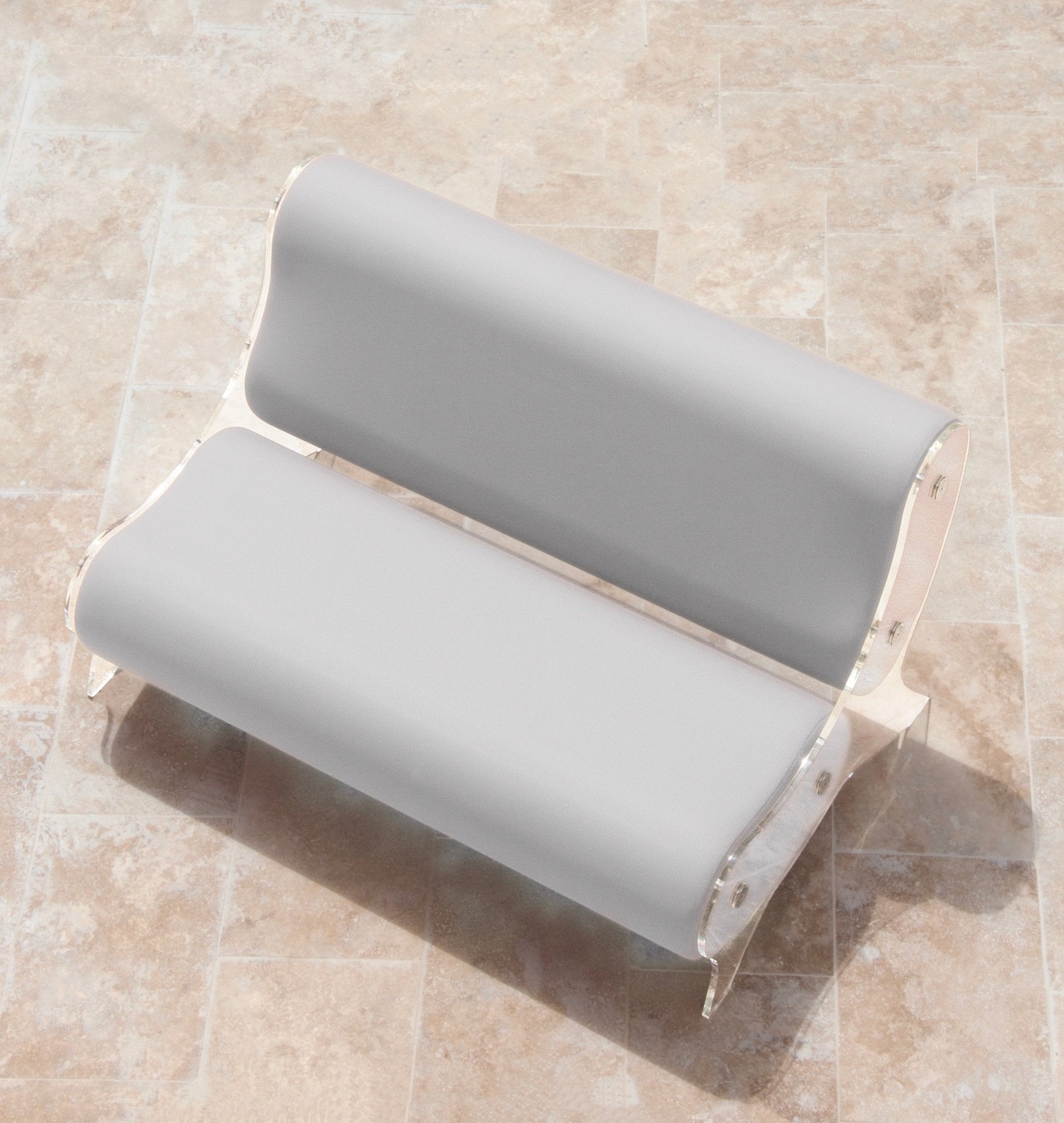 Canapé en altuglas et mousse alvéolaire - KUUMO DESIGN - La Maison MilanaiseMW6154BLANCBlanc154cm