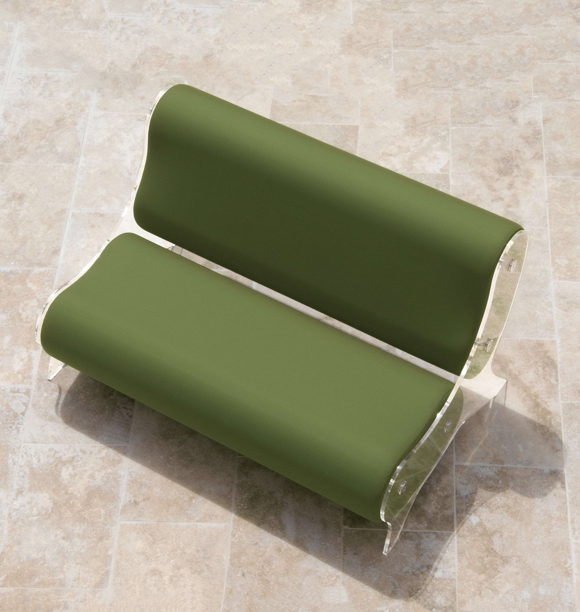 Canapé en altuglas et mousse alvéolaire - KUUMO DESIGN - La Maison MilanaiseMW6154BLEUBleu154cm
