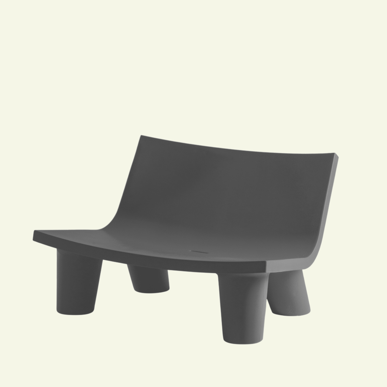 Canapé Low Lita Love – Design iconique par Paola Navone - SLIDE - La Maison MilanaiseLOWLOVE13Gris éléphantSans