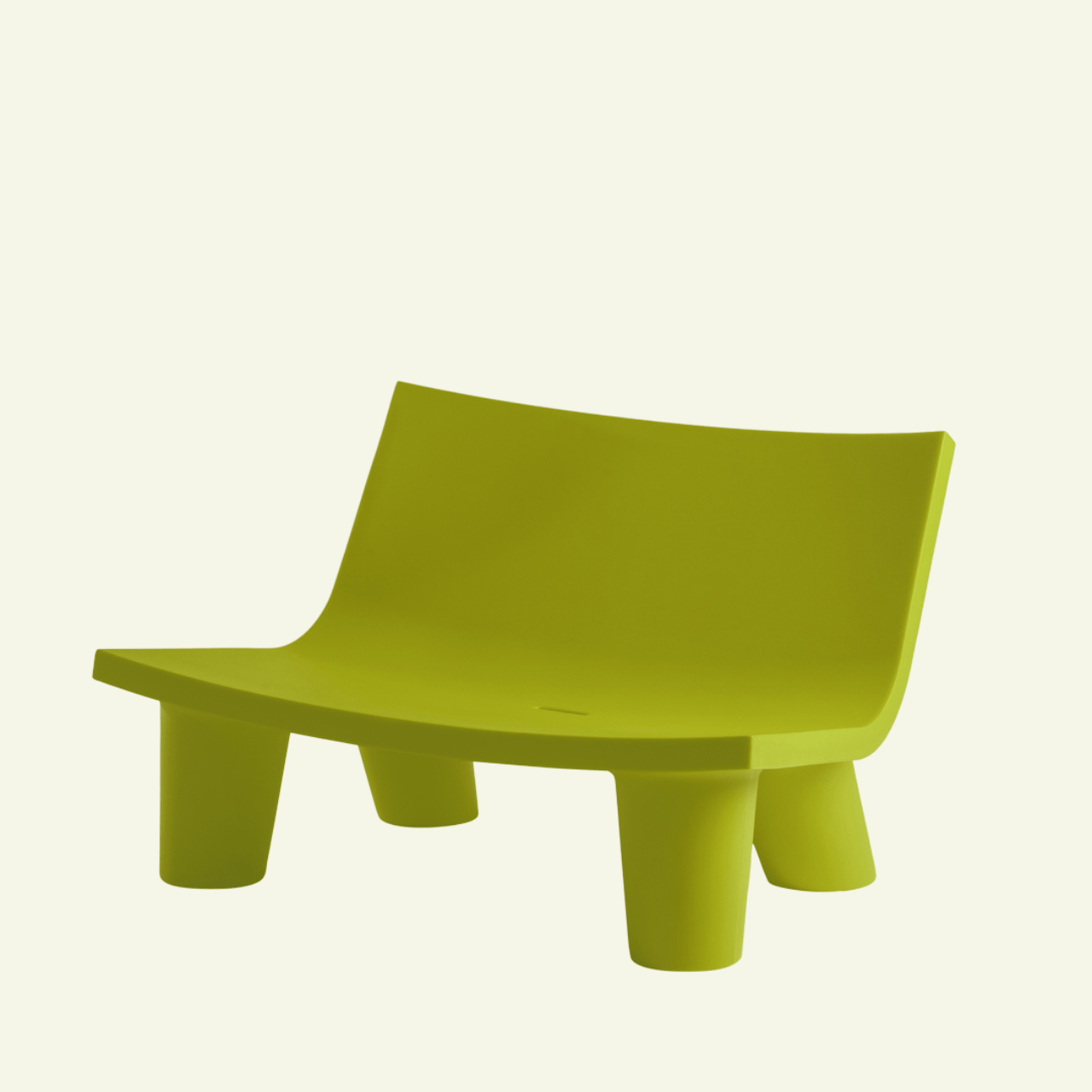Canapé Low Lita Love – Design iconique par Paola Navone - SLIDE - La Maison MilanaiseLOWLOVE25Vert citronSans