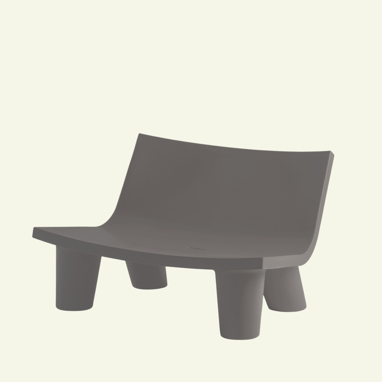 Canapé Low Lita Love – Design iconique par Paola Navone - SLIDE - La Maison MilanaiseLOWLOVE19Gris argileSans