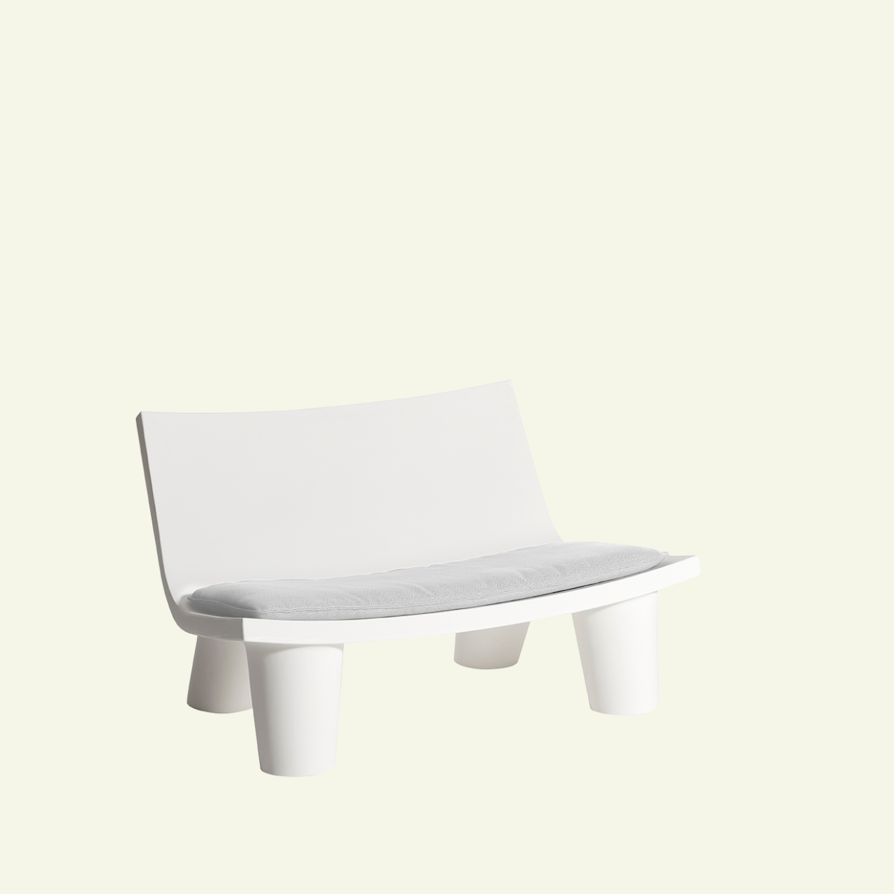Canapé Low Lita Love – Design iconique par Paola Navone - SLIDE - La Maison MilanaiseLOWLOVE1Gris colombeSans