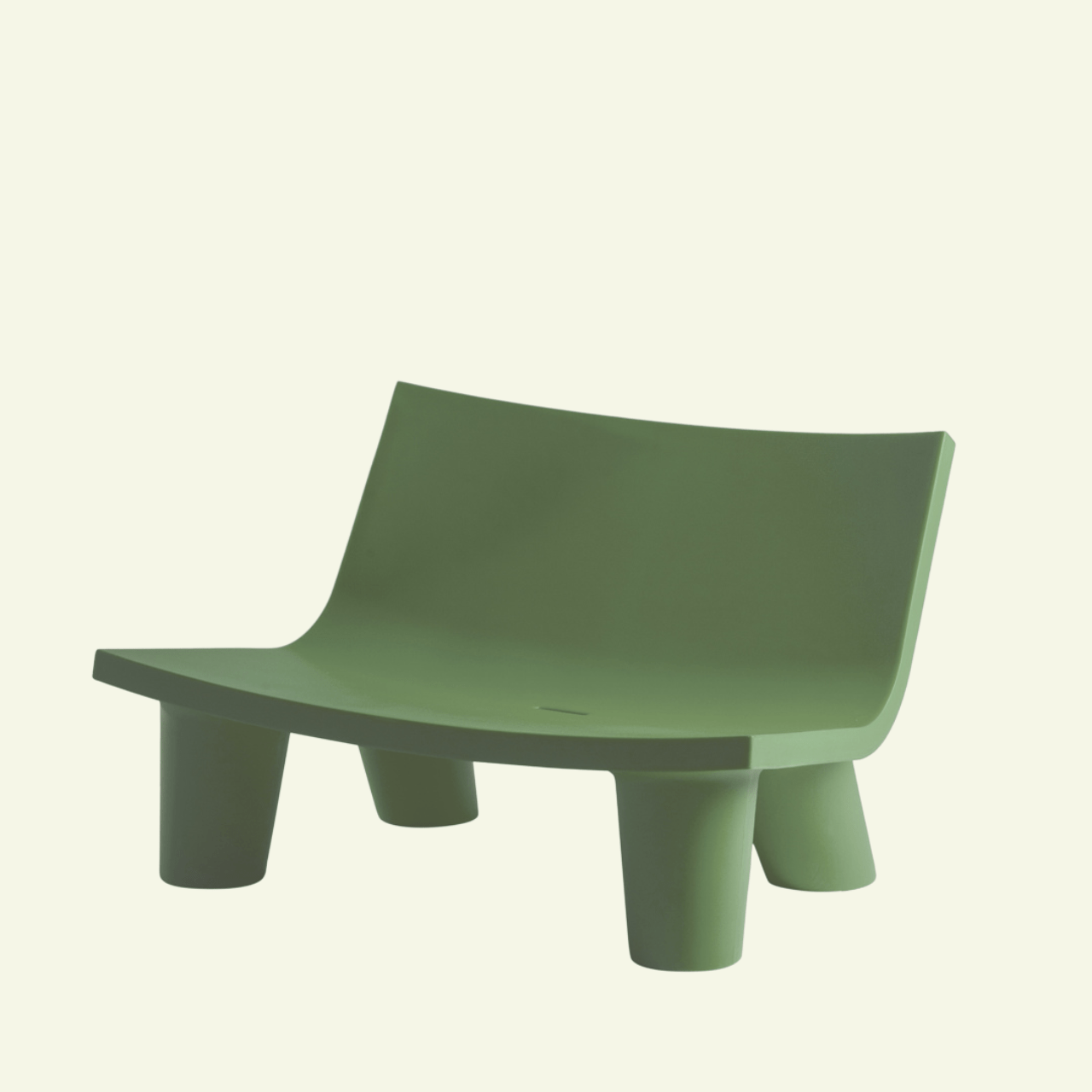 Canapé Low Lita Love – Design iconique par Paola Navone - SLIDE - La Maison MilanaiseLOWLOVE22VertSans