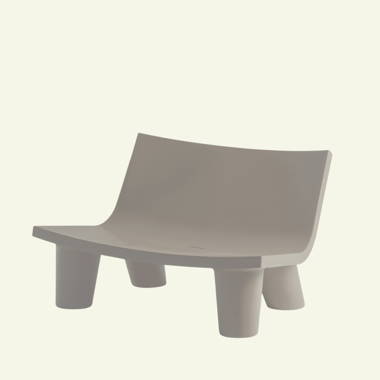 Canapé Low Lita Love – Design iconique par Paola Navone - SLIDE - La Maison MilanaiseLOWLOVE1Gris colombeSans