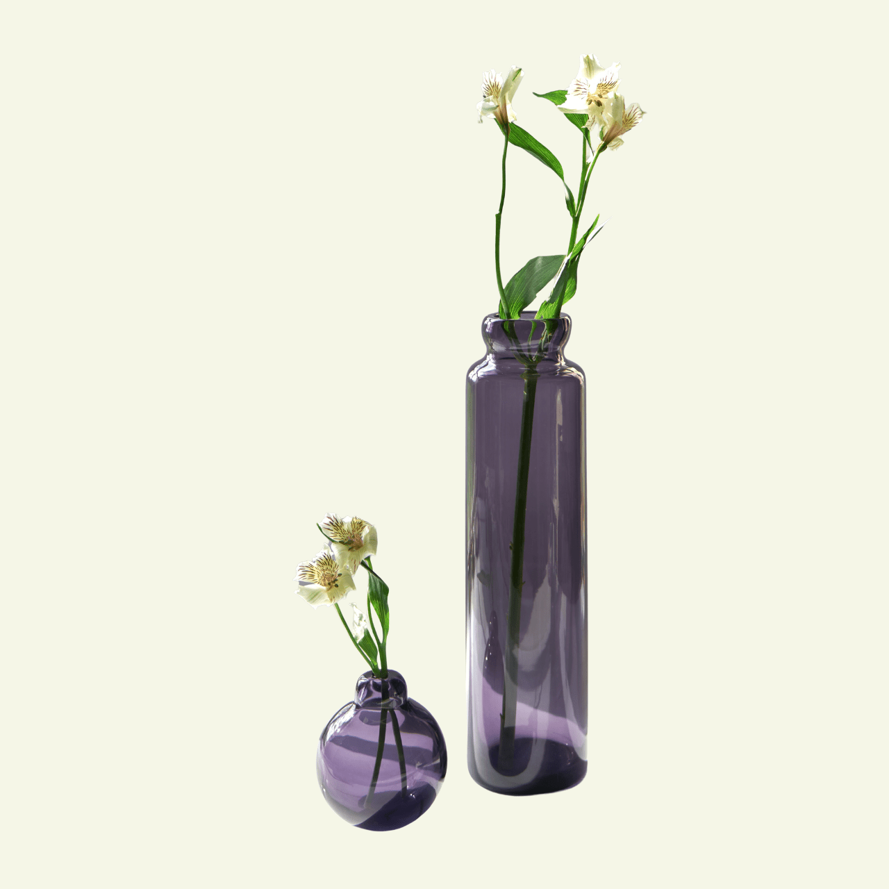 Carafe cylindrique en cristal soufflé à la main Amalfi - STUDIO BOJOLA - La Maison MilanaiseAMALFI - 1Transparent
