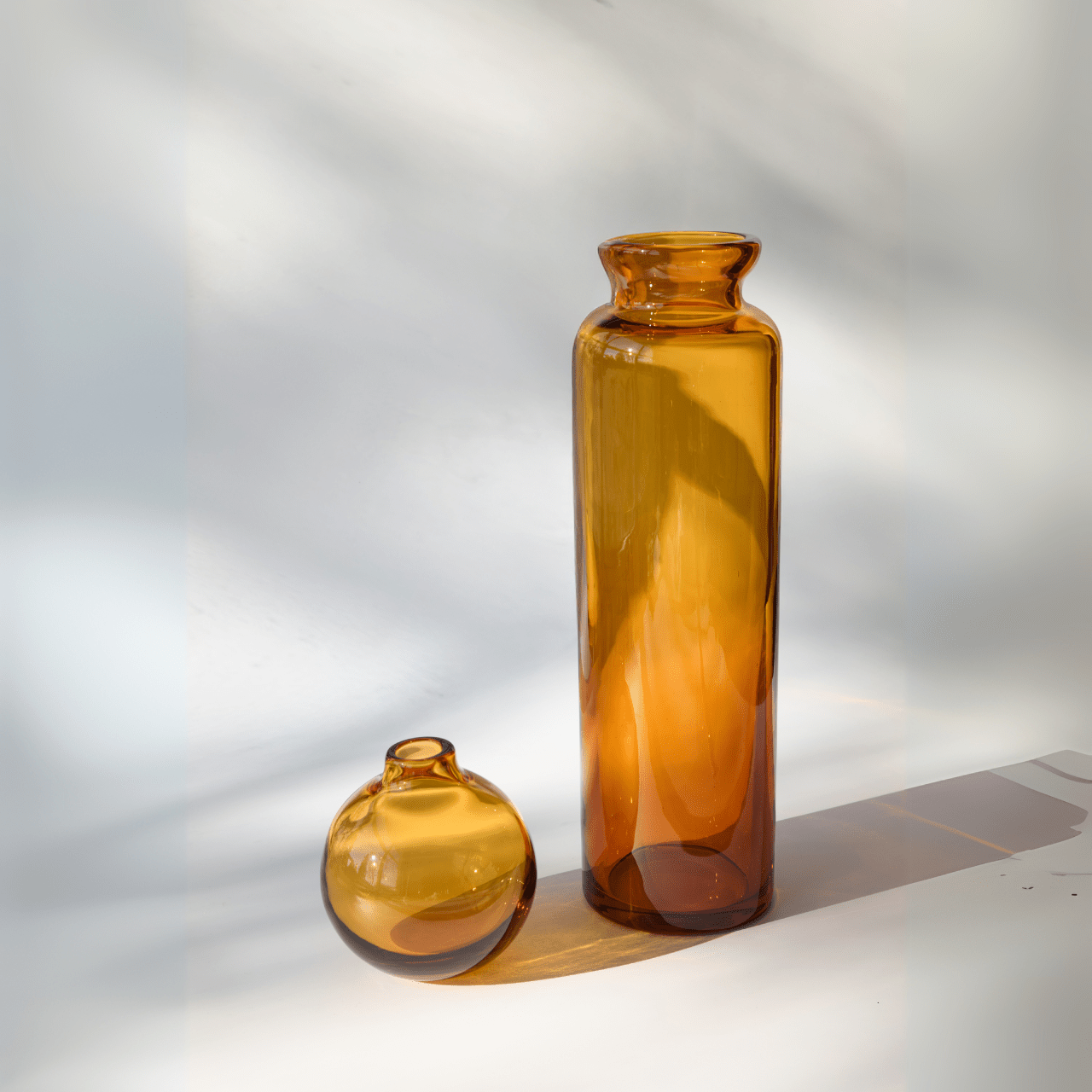 Carafe cylindrique en cristal soufflé à la main Ustica - STUDIO BOJOLA - La Maison MilanaiseUSTICACARAFE