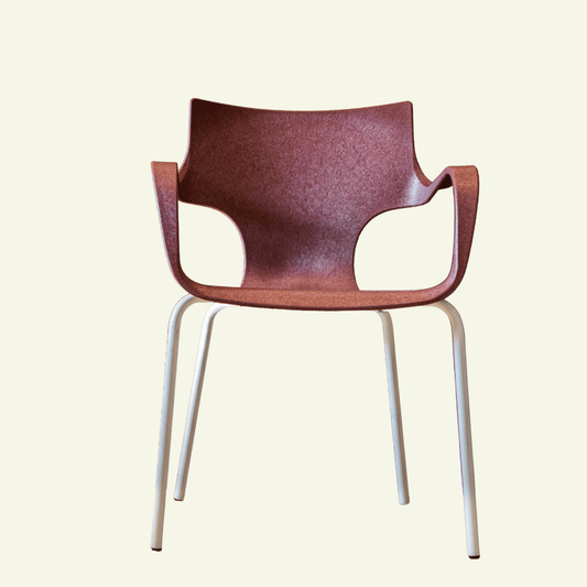 Chaise bordeaux en plastique recyclé et métal Erbi - STILFIBRA - La Maison MilanaiseSTILSS0101698/STILSB2402751Noir