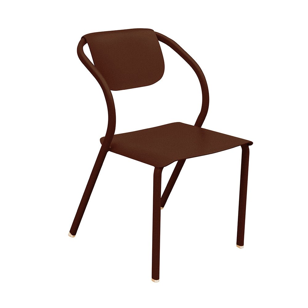 Chaise Confort en aluminium design français et coloré - ALLURE D'AZUR - La Maison Milanaise582004ROUILLERouille
