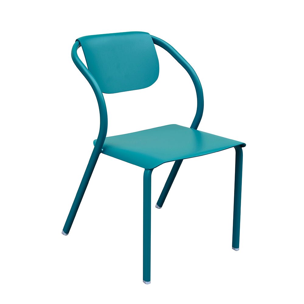 Chaise Confort en aluminium design français et coloré - ALLURE D'AZUR - La Maison Milanaise582004LAGUNELagune