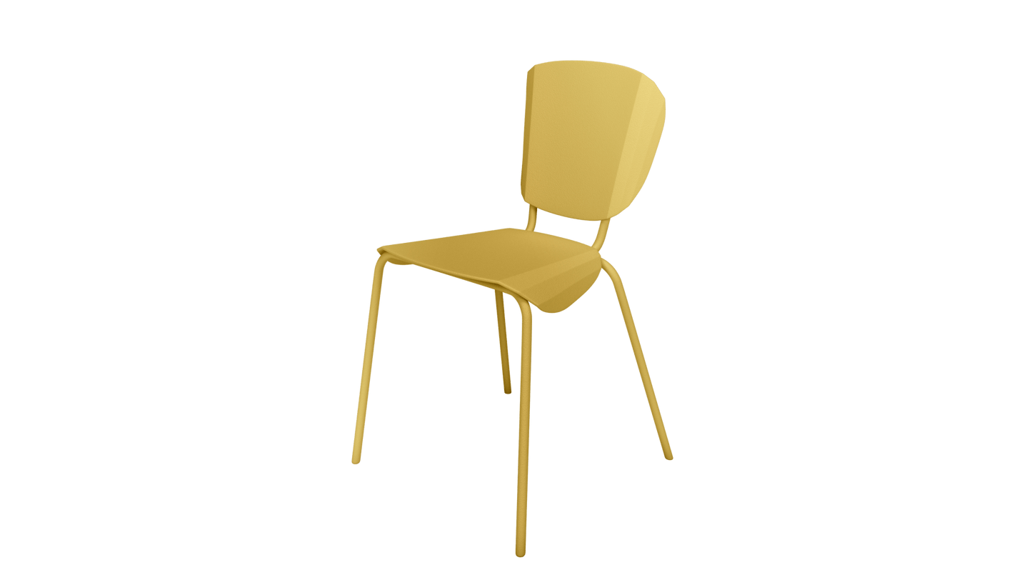 Chaise design en aluminium Batchair - MATIERE GRISE - La Maison MilanaiseBATCHAIR - 34Laiton 230