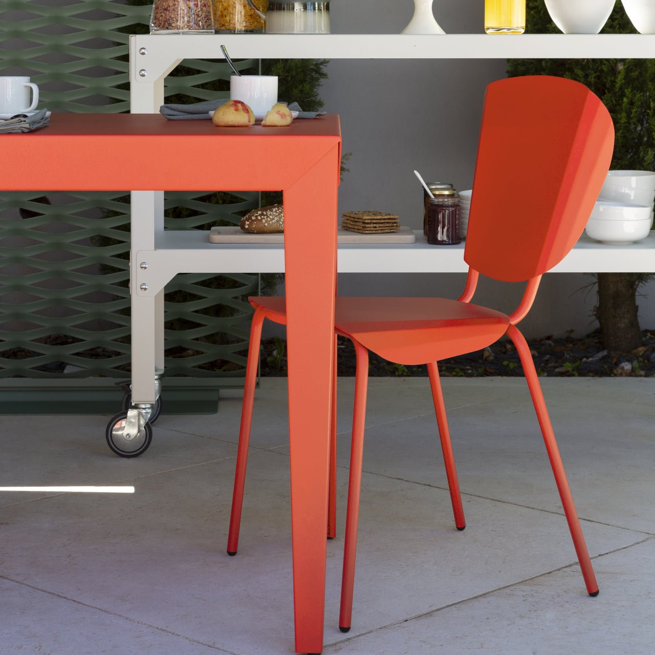 Chaise design en aluminium Batchair - MATIERE GRISE - La Maison MilanaiseBATCHAIR - 18Pêche 143