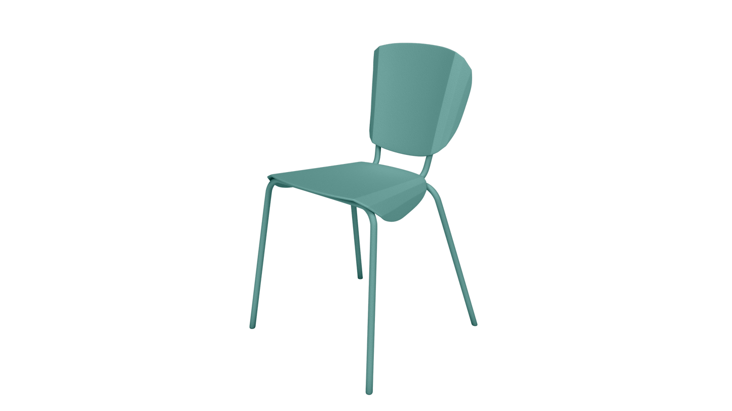 Chaise design en aluminium Batchair - MATIERE GRISE - La Maison MilanaiseBATCHAIR - 25Celadon 006