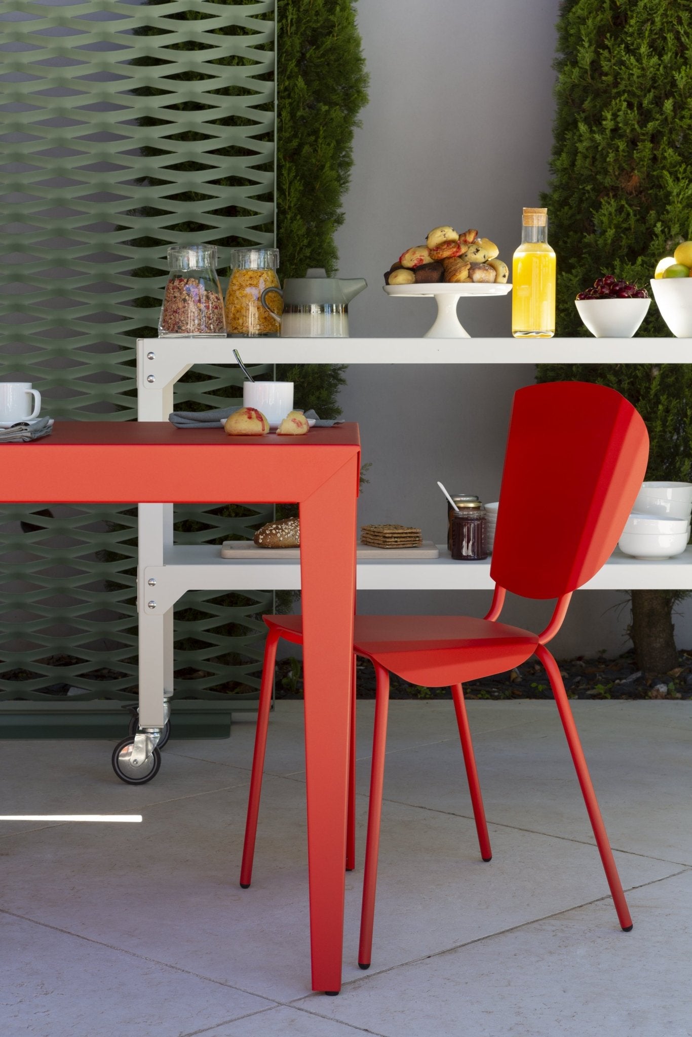 Chaise design en aluminium Batchair - MATIERE GRISE - La Maison MilanaiseBATCHAIR - 18Pêche 143