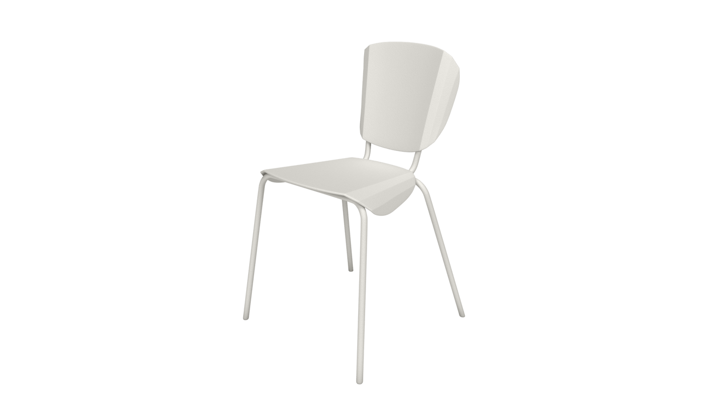 Chaise design en aluminium Batchair - MATIERE GRISE - La Maison MilanaiseBATCHAIR - 13Craie 023