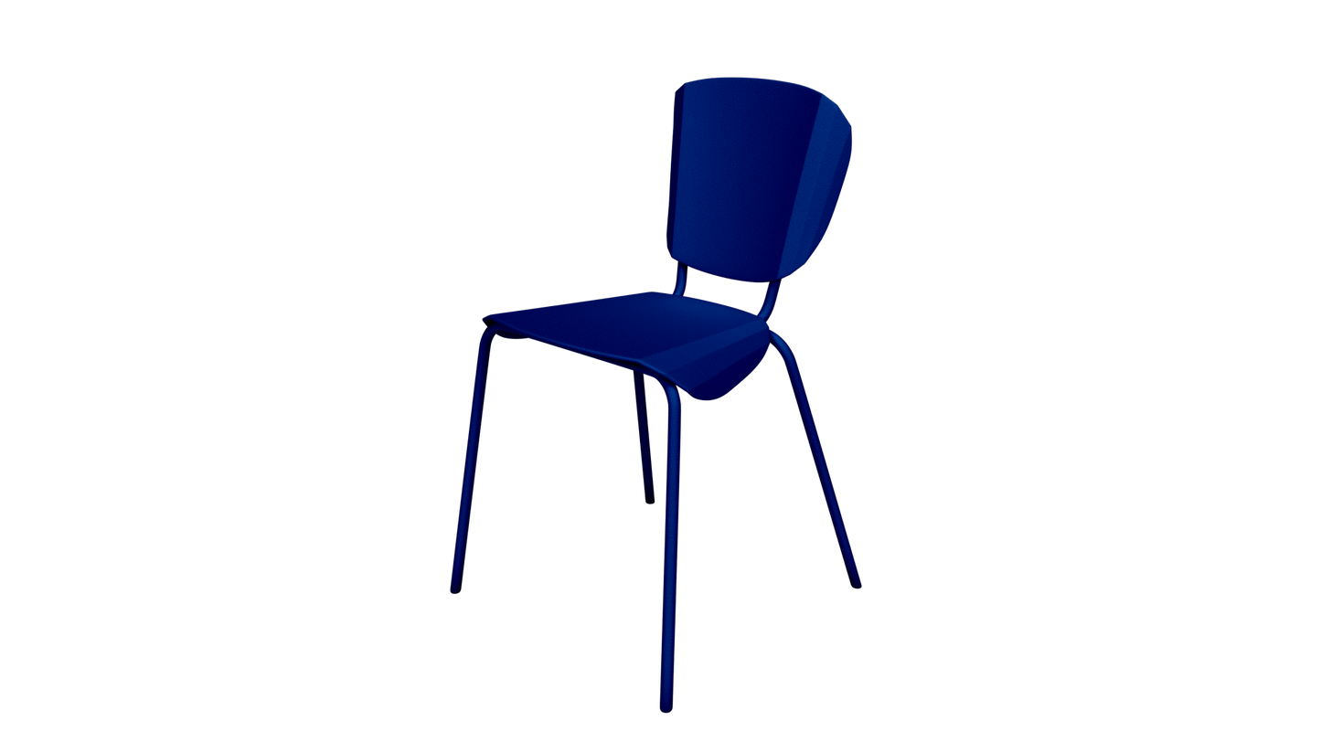Chaise design en aluminium Batchair - MATIERE GRISE - La Maison MilanaiseBATCHAIR - 22Bleu pur 112