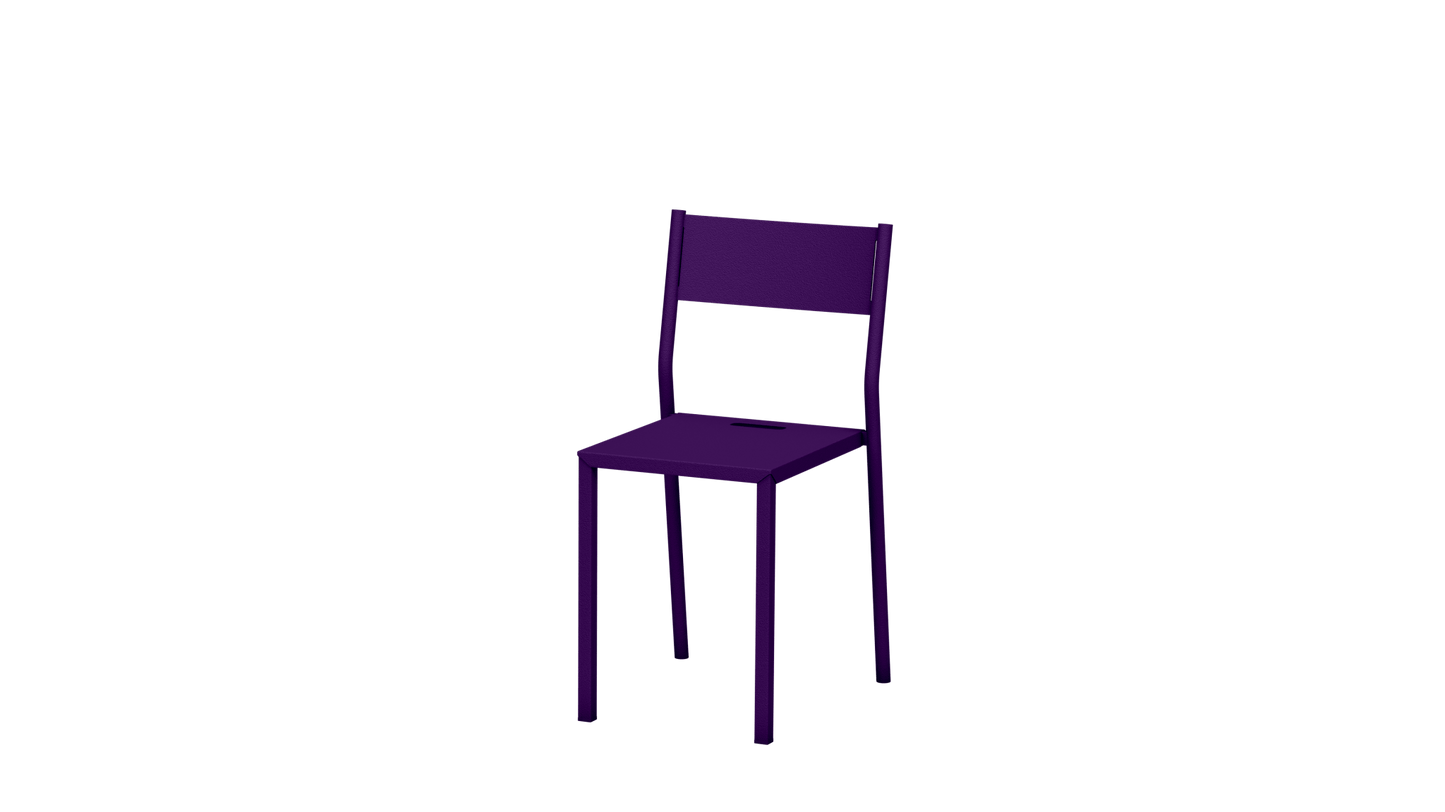 Chaise design en aluminium Take - MATIERE GRISE - La Maison MilanaiseCHAISETAKE - 20Ultra Violet 172
