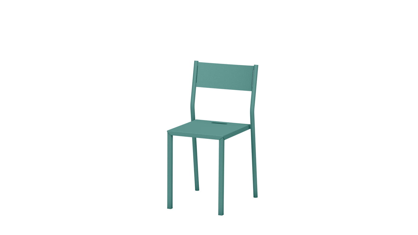 Chaise design en aluminium Take - MATIERE GRISE - La Maison MilanaiseCHAISETAKE - 25Celadon 006