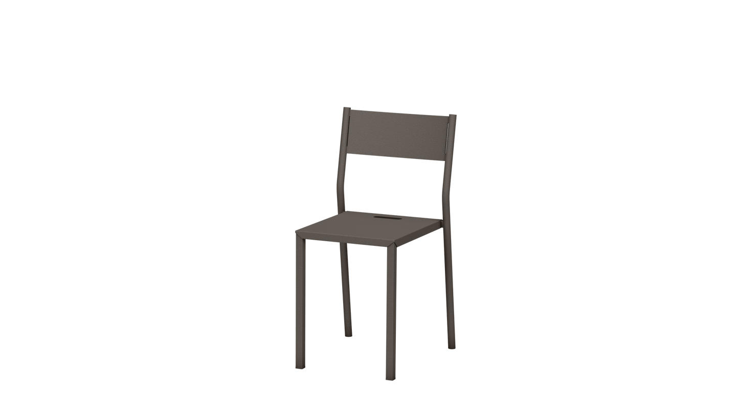 Chaise design en aluminium Take - MATIERE GRISE - La Maison MilanaiseCHAISETAKE - 10Taupe 192