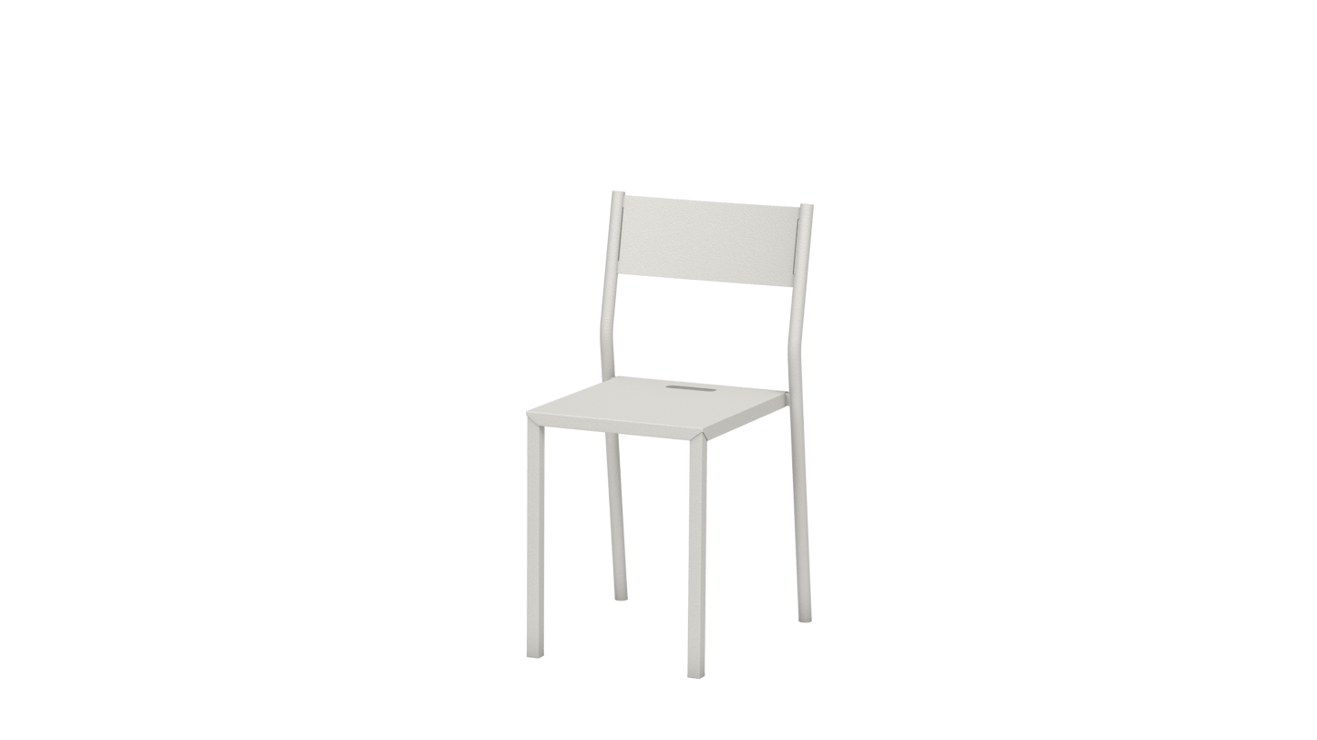 Chaise design en aluminium Take - MATIERE GRISE - La Maison MilanaiseCHAISETAKE - 13Craie 023
