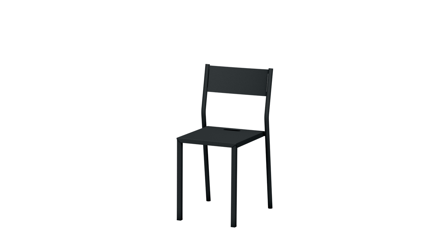 Chaise design en aluminium Take - MATIERE GRISE - La Maison MilanaiseCHAISETAKE - 5Anthracite 222