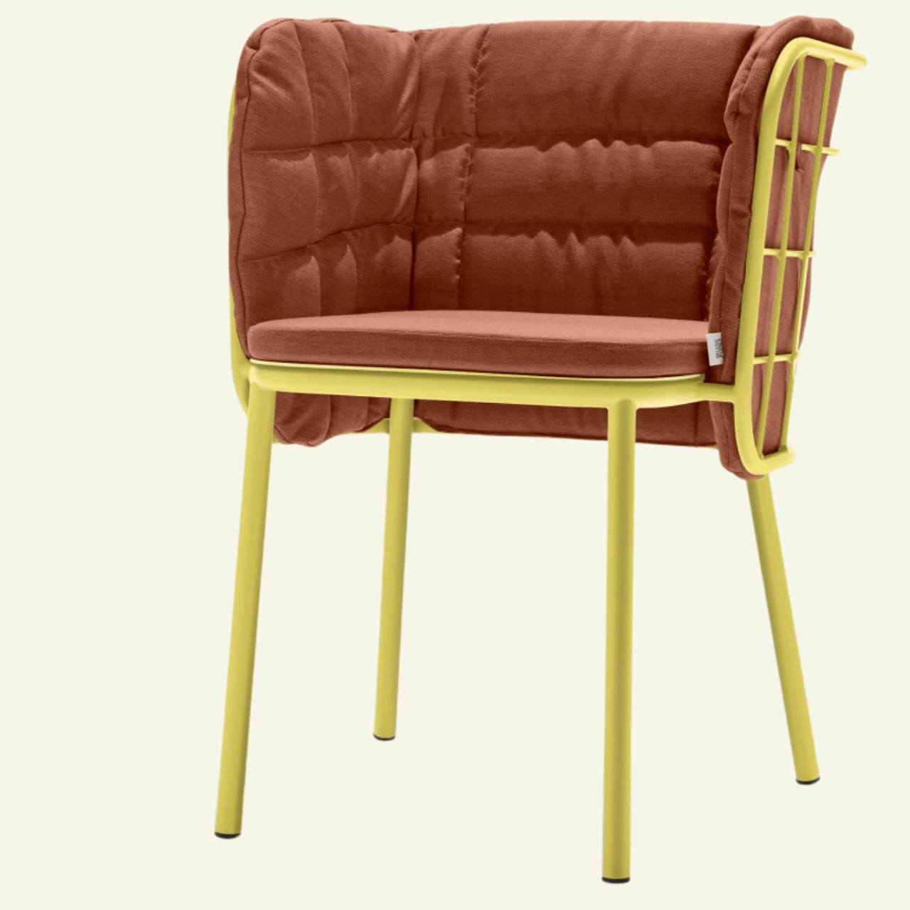 Chaise design en métal Jujube - CHAIRS & MORE - La Maison MilanaiseJauneRouge 301