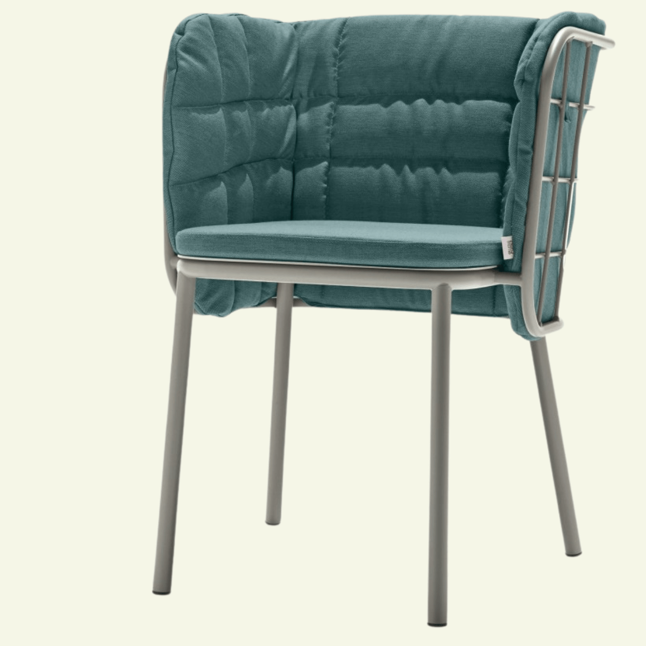 Chaise design en métal Jujube - CHAIRS & MORE - La Maison MilanaiseSableBleu - Vert 705