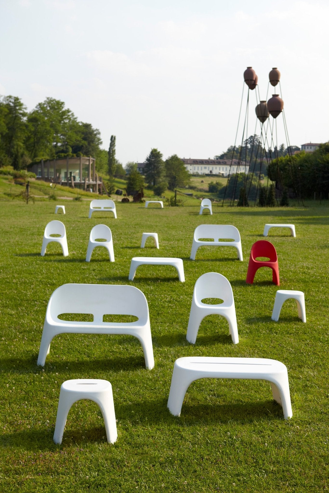 Chaise empilable Amélie – Design par Italo Pertichini - SLIDE - La Maison MilanaiseAMELIE10Orange