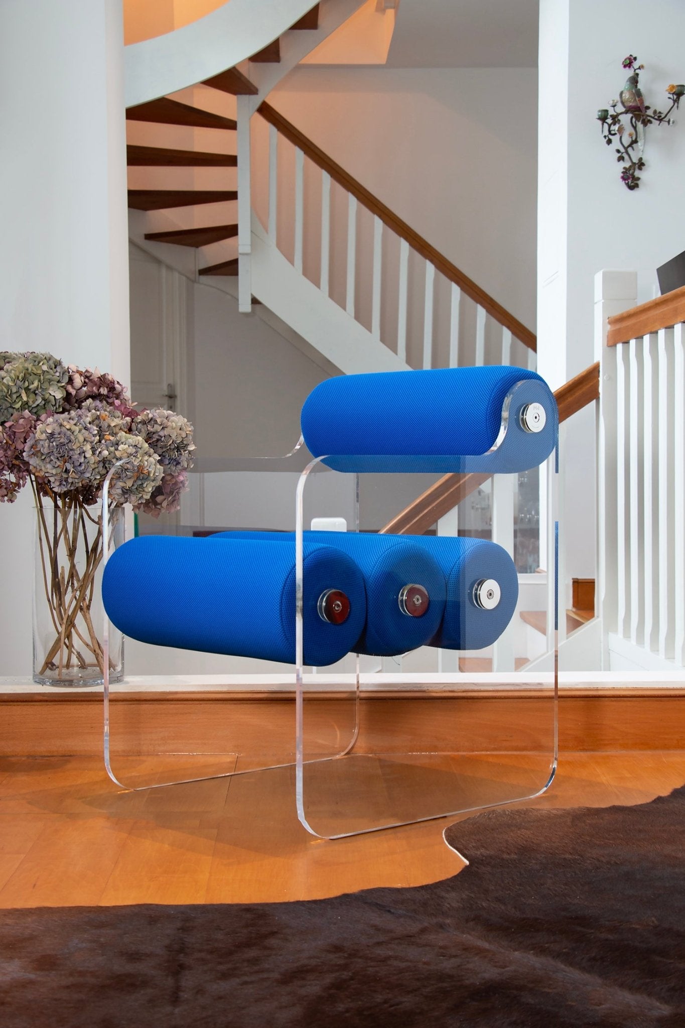 Chaise en altuglas et tissus alvéolaire 3D MW04 - KUUMO DESIGN - La Maison MilanaiseMW04CHAISE - 1TaupeTransparent