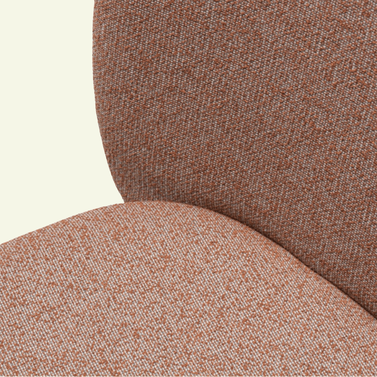 Chaise en tissus et métal terracotta Chips M - CHAIRS AND MORE - La Maison Milanaisechipsmmetalterra - 1