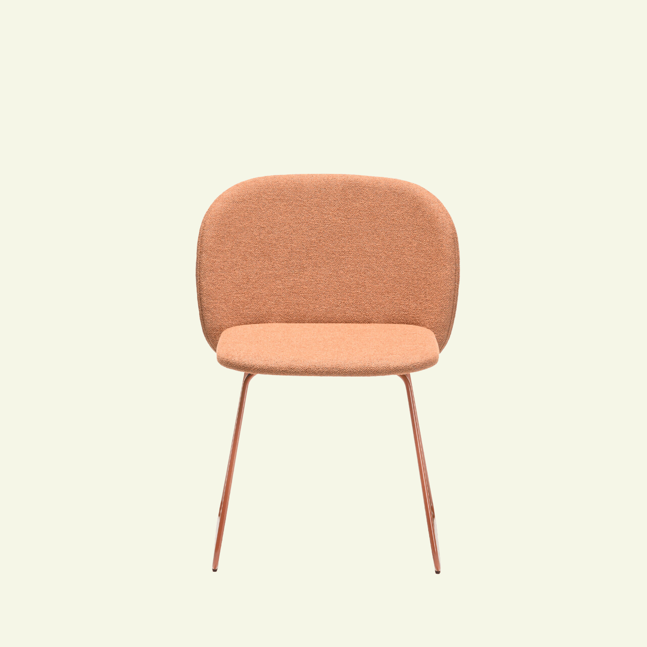 Chaise en tissus et métal terracotta Chips SL - CHAIRS AND MORE - La Maison MilanaisechipsSLmetalterra - 1