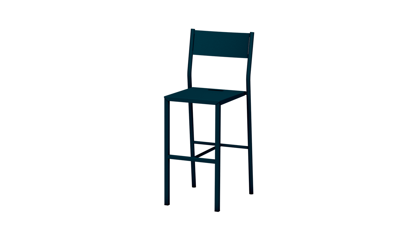 Chaise haute design en aluminium Take - MATIERE GRISE - La Maison MilanaiseCHAISETAKE - 21Canard 11565cm