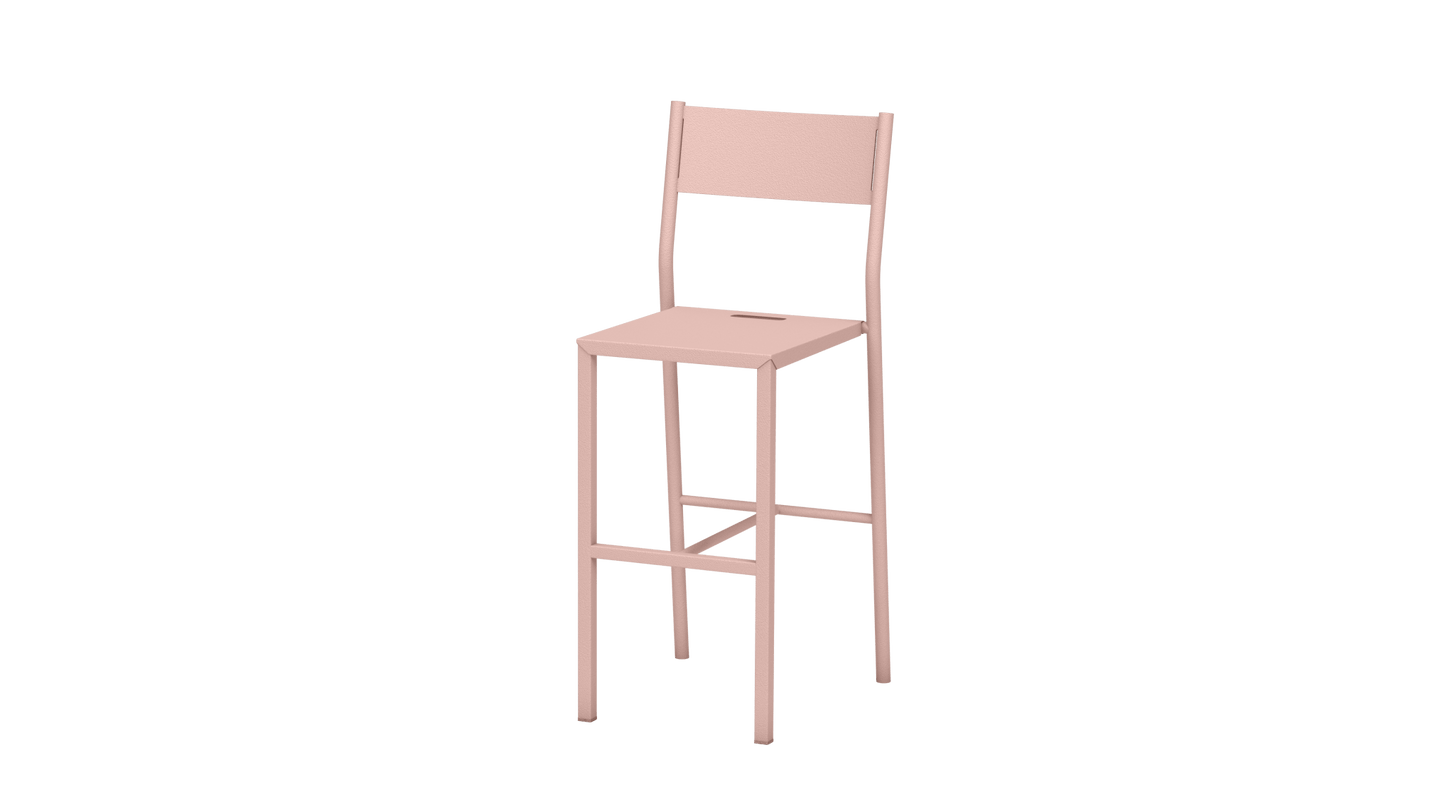 Chaise haute design en aluminium Take - MATIERE GRISE - La Maison MilanaiseCHAISETAKE - 14Baby pink 16265cm