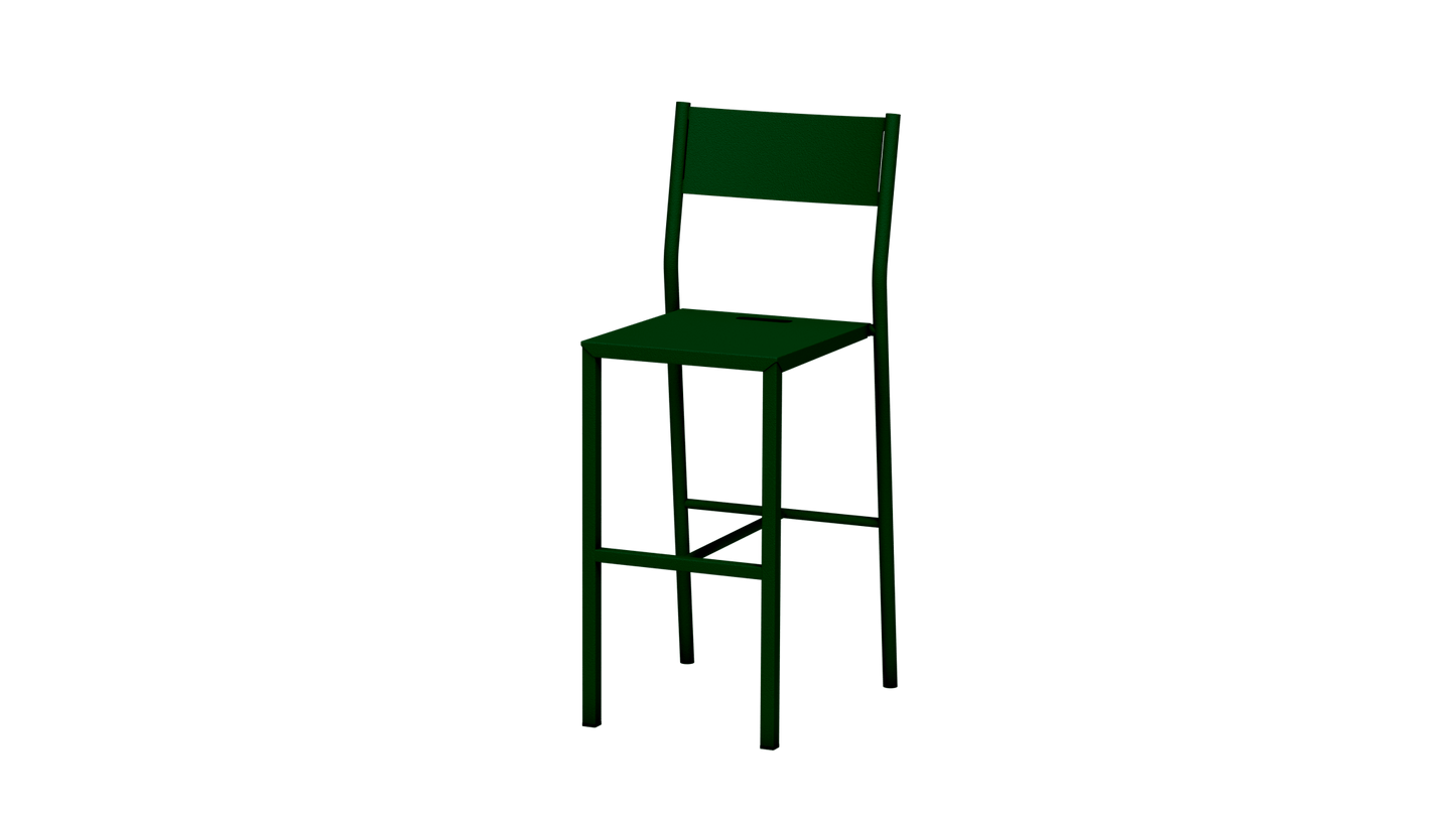 Chaise haute design en aluminium Take - MATIERE GRISE - La Maison MilanaiseCHAISETAKE - 27Canopée 12465cm