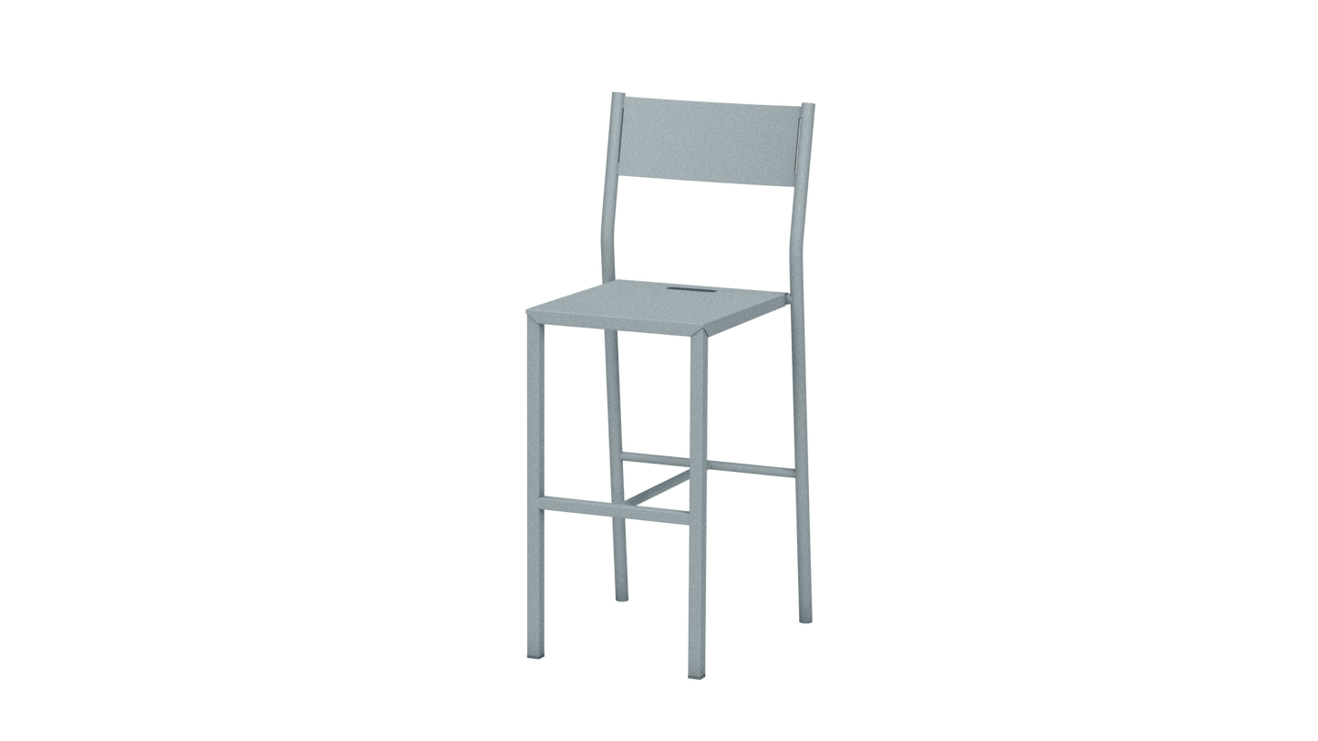 Chaise haute design en aluminium Take - MATIERE GRISE - La Maison MilanaiseCHAISETAKE - 39Nuage 00265cm