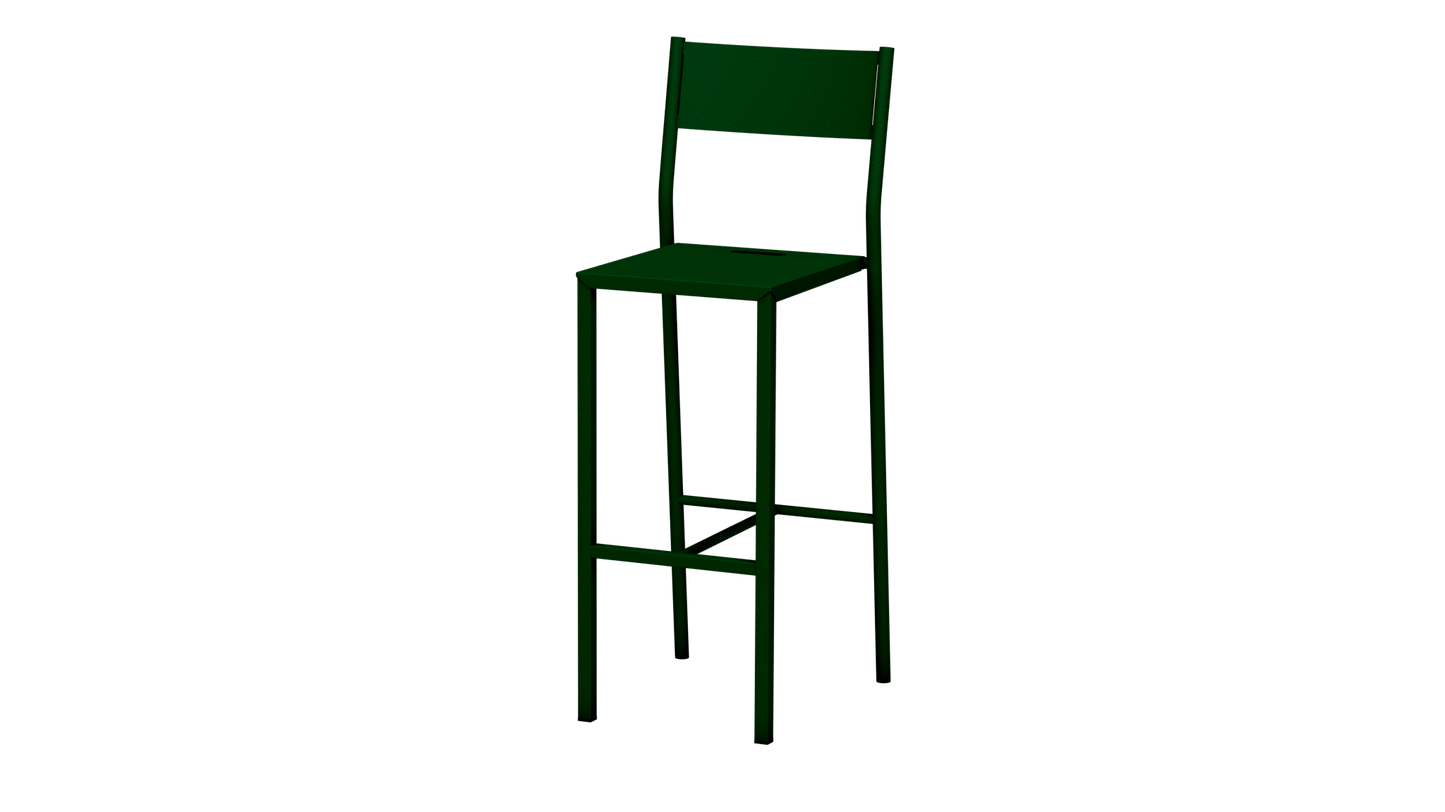 Chaise haute design en aluminium Take - MATIERE GRISE - La Maison MilanaiseCanopée 12475cm