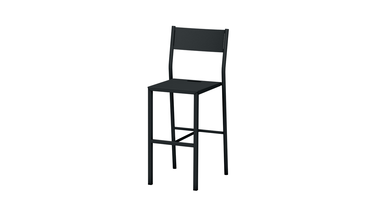 Chaise haute design en aluminium Take - MATIERE GRISE - La Maison MilanaiseCHAISETAKE - 5Anthracite 22265cm