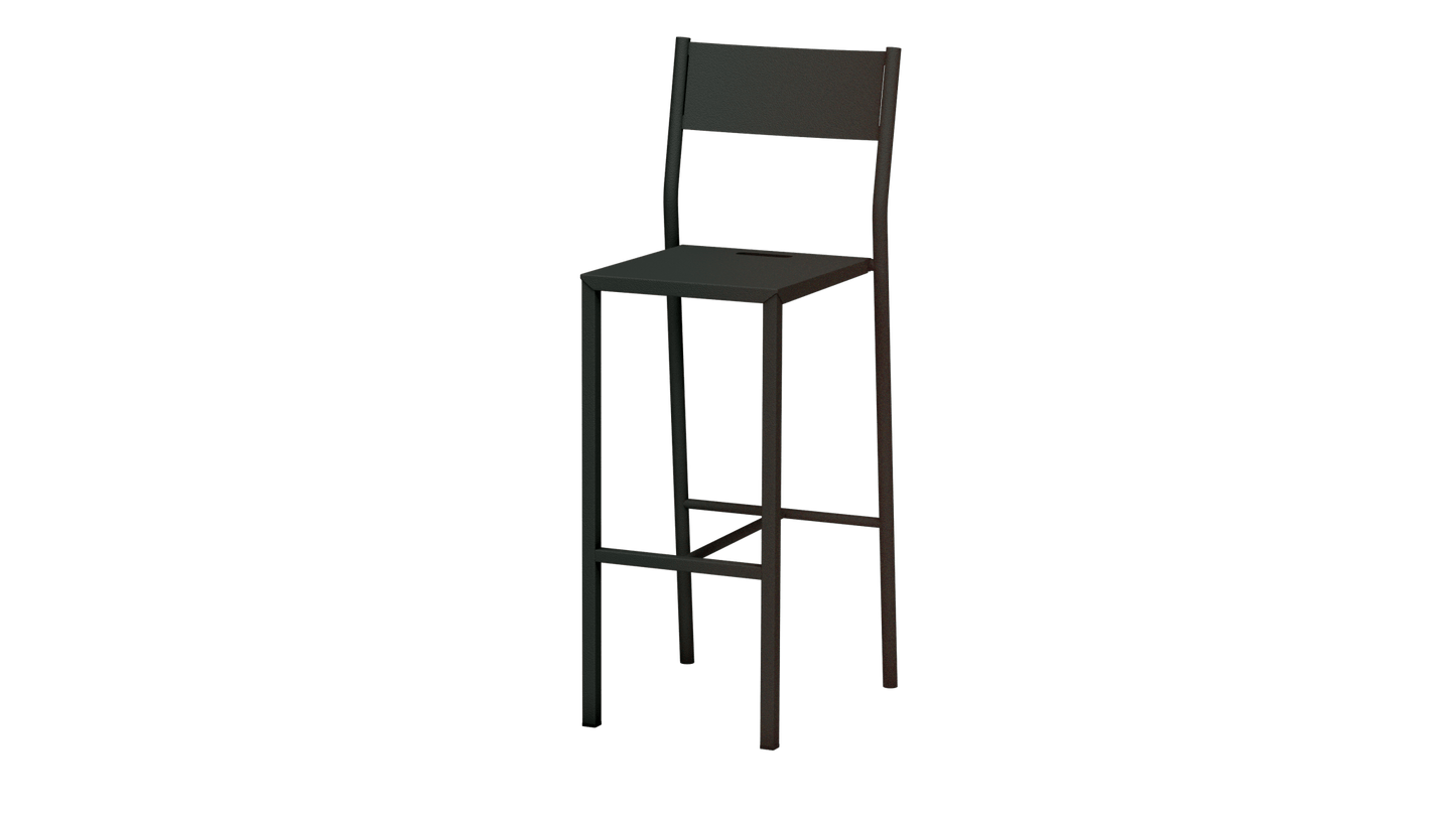 Chaise haute design en aluminium Take - MATIERE GRISE - La Maison MilanaiseWinners 22375cm