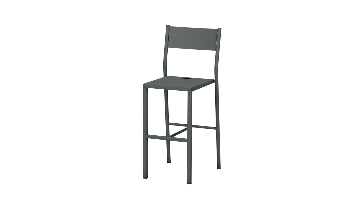 Chaise haute design en aluminium Take - MATIERE GRISE - La Maison MilanaiseCHAISETAKE - 4Orage 22165cm
