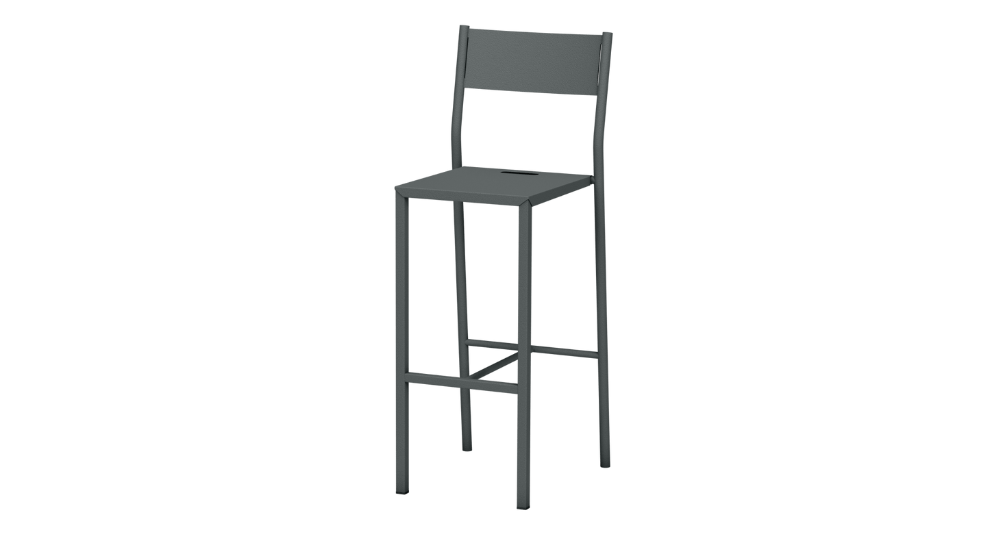 Chaise haute design en aluminium Take - MATIERE GRISE - La Maison MilanaiseOrage 22175cm