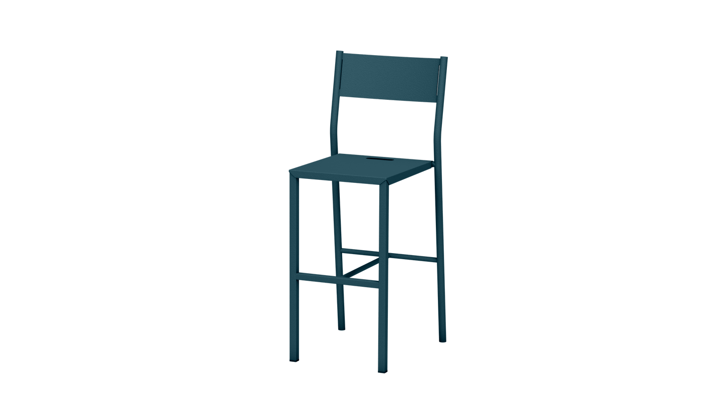 Chaise haute design en aluminium Take - MATIERE GRISE - La Maison MilanaiseCHAISETAKE - 24Houle 11665cm