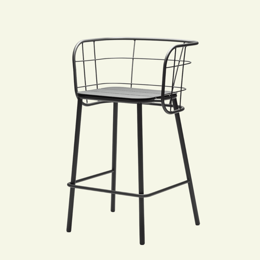 Chaise haute design en métal Jujube - CHAIRS & MORE - La Maison MilanaiseJUJUBESGANTHRAAnthracite