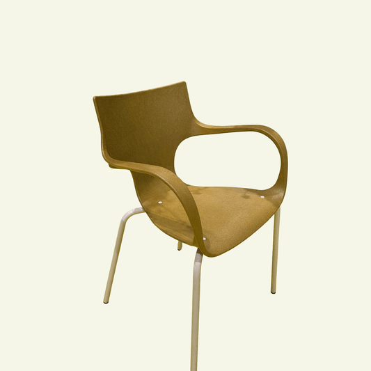 Chaise jaune en plastique recyclé et métal Erbi - STILFIBRA - La Maison MilanaiseSTILSS0101695/STILSB2402751Noir
