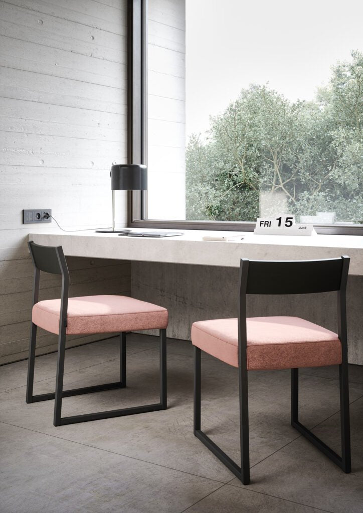 Chaise LA - MU Lot de 2 – L’allure graphique et féminine d’un design italien intemporel - IMPERIAL LINE - La Maison MilanaiseLA - MU