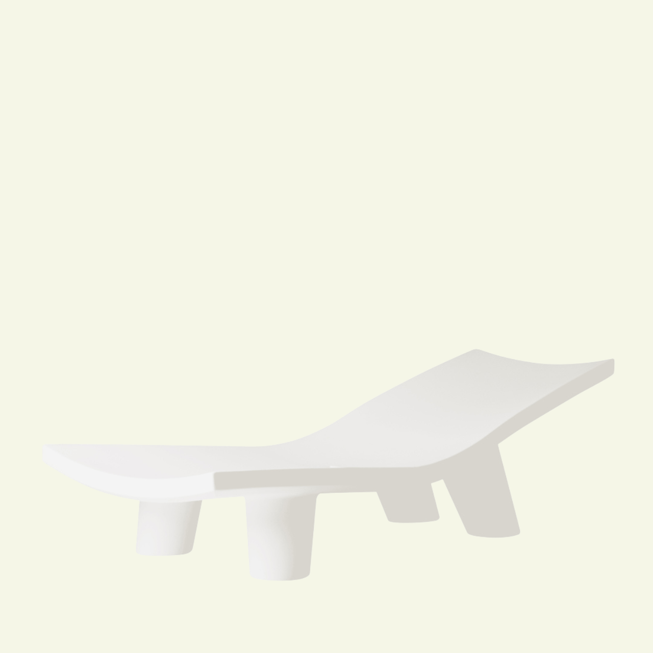 Chaise longue Low Lita – Design iconique par Paola Navone - SLIDE - La Maison MilanaiseBlancSans