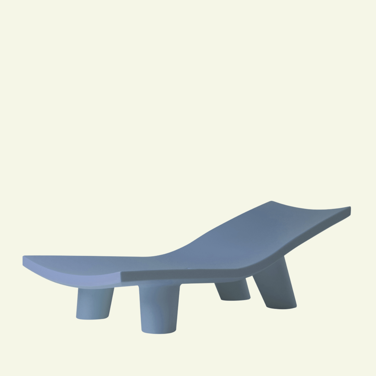Chaise longue Low Lita – Design iconique par Paola Navone - SLIDE - La Maison MilanaiseBleuSans