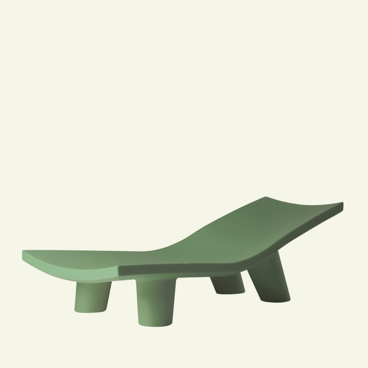 Chaise longue Low Lita – Design iconique par Paola Navone - SLIDE - La Maison MilanaiseVertSans
